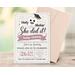 Editable Dental Graduation Invitation Template for Her